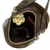 Женская кожаная сумка 9664 BROWN